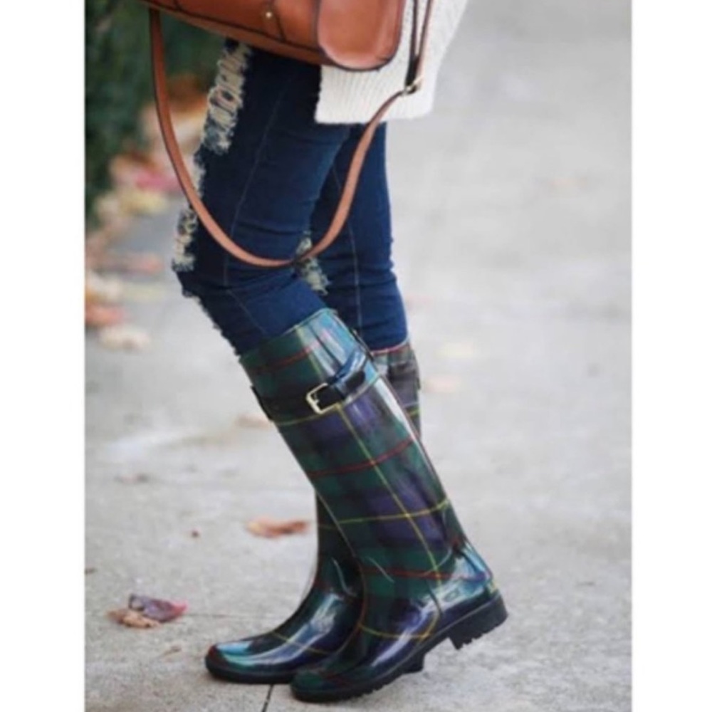 Lauren Ralph Lauren Rain boots rossalyn plaid